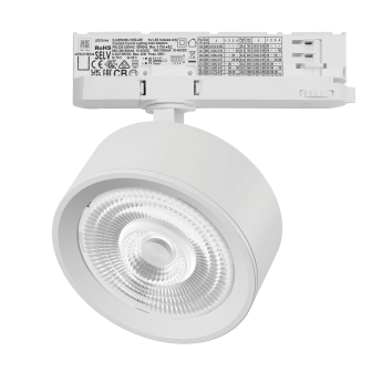 Светильник для трековой системы LIGHTSTAR ALTA PRO A5646QT60G Quattro LED 30W 3510LM 60G БЕЛЫЙ 4000K с адаптером (215646 + 594046 + 215604)