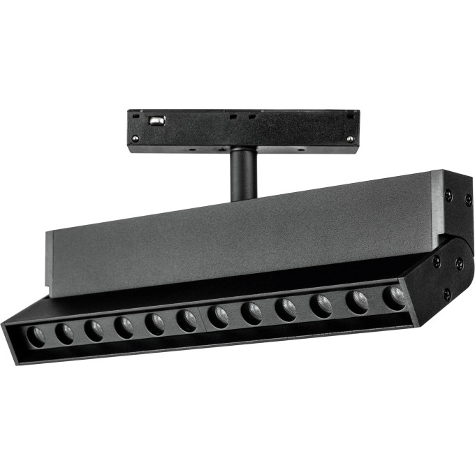 Светильник LIGHTSTAR UNO 259037 48V поворотный для трека LED 12W 800LM 24G 3000K черный