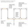 Трек четырехконтактный 3-фазный LIGHTSTAR QUATTRO 503028-R встраиваемый со стыковочными пазами 2м ЧЕРНЫЙ